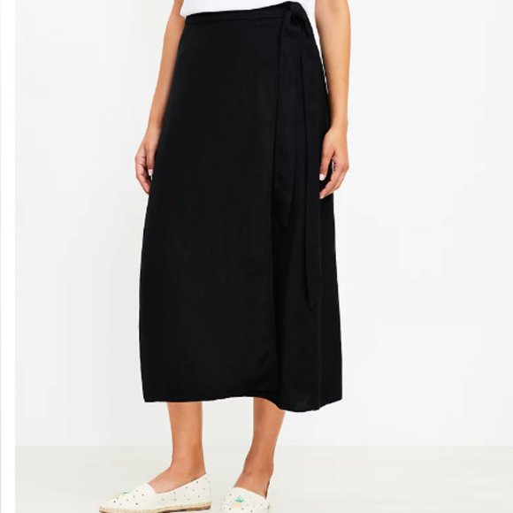 Loft Midi Wrap Skirt - Picture 2 of 11
